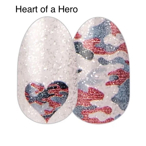 Color Street Nail Polish Strips Heart of the Hero - Picture 1 of 4